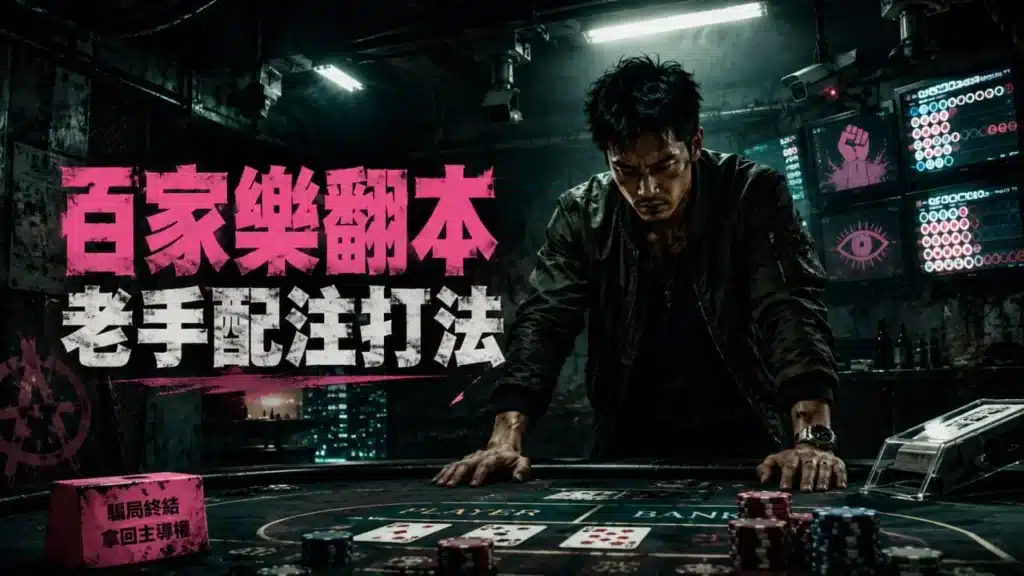 百家樂翻本老手配注打法與資金管理教學圖